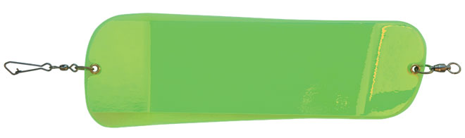 Luhr Jensen Kwikfish X-Treme Fluorescent Chartreuse/Green UV; 5 in.