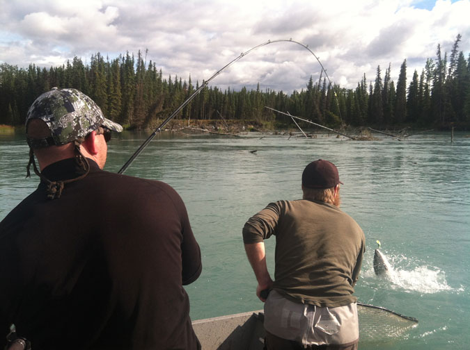 Fly Rod vs Float Rod  Alaska Drift Away Fishing