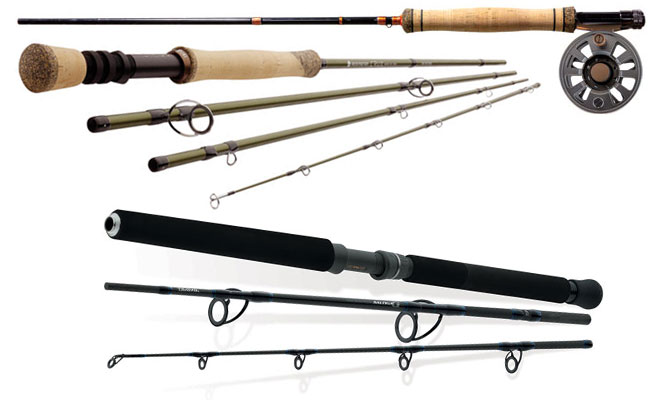 Eagle Claw 2 Piece Glass Spinning Rod