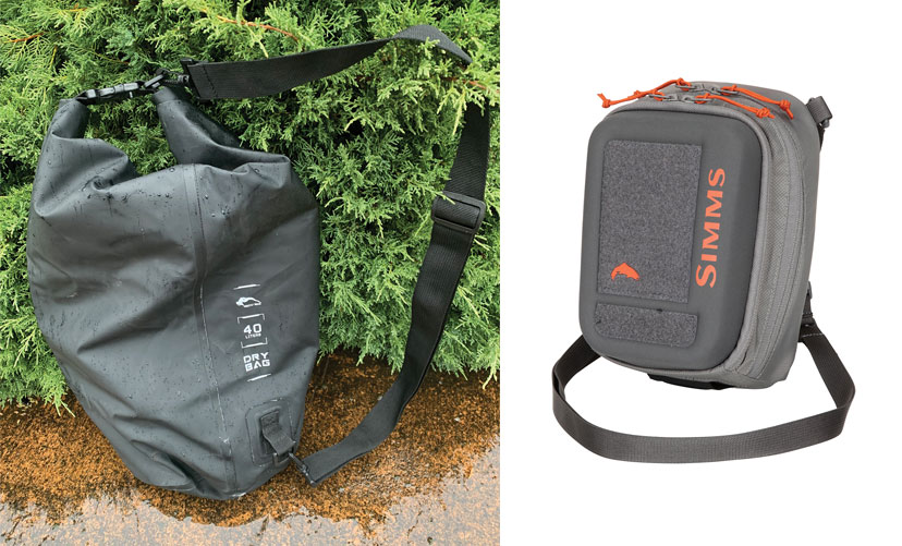 Keeping electronics dry while fly fishing with Simms Dry Creek